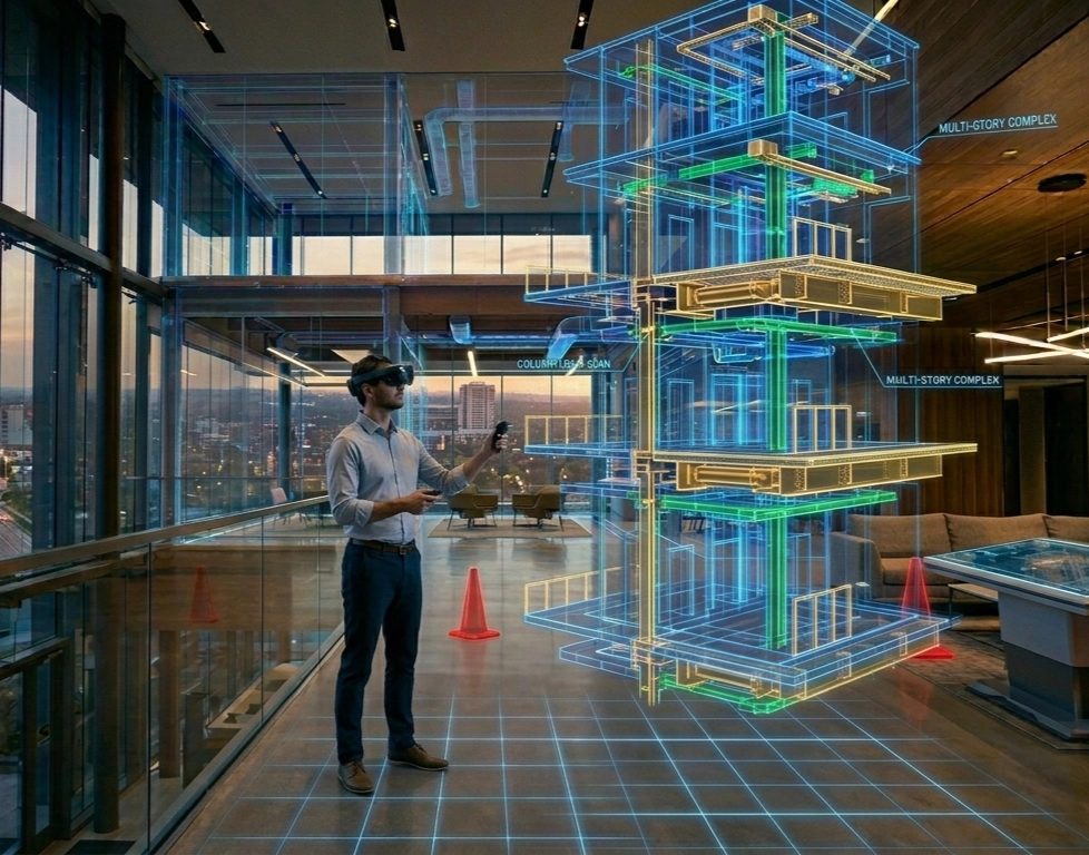 VR XR AR in construction 